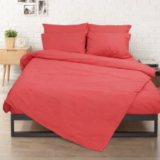 Σεντόνι flat μονόχρωμο 240Χ260 Rainbow υπέρδιπλο coral