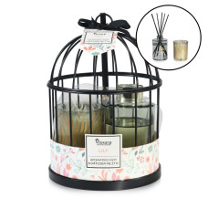 ΑΡΩΜΑΤΙΚΟ ΣΕΤ ΔΩΡΟΥ ΚΕΡΙ ΚΑΙ DIFFUSER ΜΕ ΣΤΙΚ No998001 lily