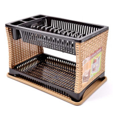 ΠΙΑΤΟΘΗΚΗ RATTAN ΤΡ 7071 ΔΙΩΡΟΦΗ VIOSARP ΜΠΕΖ