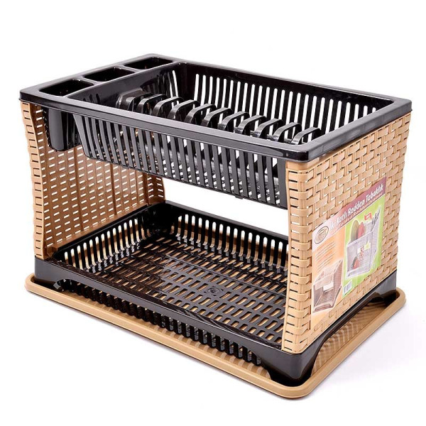 ΠΙΑΤΟΘΗΚΗ RATTAN ΤΡ 7071 ΔΙΩΡΟΦΗ VIOSARP ΜΠΕΖ