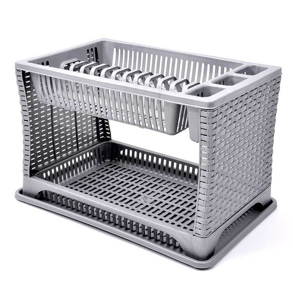 ΠΙΑΤΟΘΗΚΗ RATTAN ΤΡ 7071 ΔΙΩΡΟΦΗ VIOSARP ΓΚΡΙ ΠΙΑΤΟΘΗΚΗ RATTAN ΤΡ 7071 ΔΙΩΡΟΦΗ VIOSARP ΓΚΡΙ
