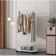 ΚΑΛΟΓΕΡΟΣ ΡΟΥΧΩΝ ΜΕΤΑΛΛΙΚΟΣ 60x32x170cm VC2345 VIOSARP ΛΕΥΚΟ