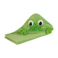 Κάπα βρεφική πράσινο Frog 90x70  