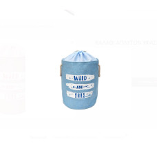 Καλάθι για παιχνίδια υφασμάτινο στρογγυλό 31544 σιέλ