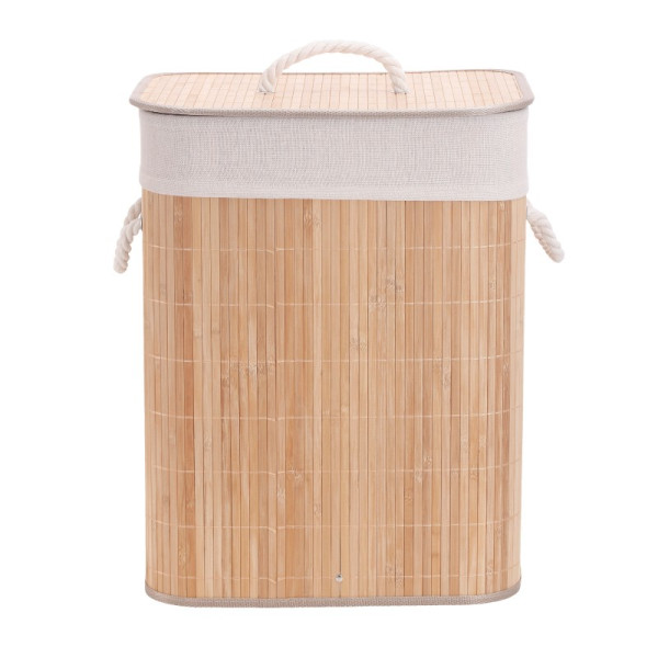 Viosarp Καλάθι Απλύτων Bamboo Ορθογώνιο 60L NoBA1306