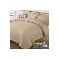 Σετ Μονό Flamingo Glamour 2τμχ 170x280cm Μπεζ