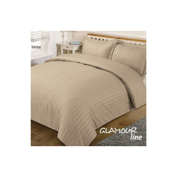 Σετ Μονό Flamingo Glamour 2τμχ 170x280cm Μπεζ Σετ Μονό Flamingo Glamour 2τμχ 170x280cm Μπεζ