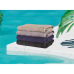 Πετσέτες πισίνας POOL TOWELS 480gsm 80Χ160cm 100% cotton Grey