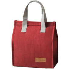 Tasty Ισοθερμικό Τσαντάκι Φαγητού Χειρός Μπορντώ Μ22,5 x Π13,5 x Υ25,5cm
