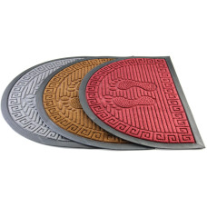 Πατάκι μοκέτα μισοφέγγαρο σχέδιο μαίανδρος 40x60 cm  μπορντώ