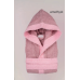 Μπουρνούζι παιδικό Σχ.Junior δίχρωμο βαμβακερό Amethyst Pink Νο 6,8,10,12, 14