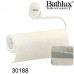 Bathlux Χαρτοθήκη Επιτοίχια Πλαστική Λευκή