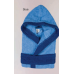 Μπουρνούζι παιδικό Σχ.Junior δίχρωμο βαμβακερό Blue -Raf Νο 6,8,10,12,14