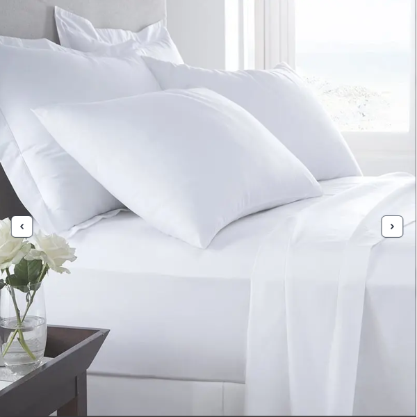 Σεντόνι PERCAL 220x260cm TC 160 κλωστών 50% cotton -  50% polyester 
