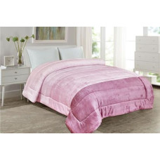 Κουβερτοπάπλωμα φλάνελ ισοθερμικό  σχ. 3d roz  210x230