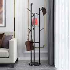 ΚΑΛΟΓΕΡΟΣ ΡΟΥΧΩΝ ΜΕΤΑΛΛΙΚΟΣ 30x30x170cm μαύρο VC2344 VIOSARP