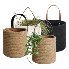 Καλάθι Ψάθινο Διαφόρων Χρήσεων Κρεμαστό 17x18.5cm Viosarp Εκρού- 5206753049883