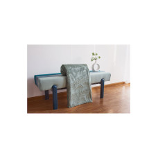 Κουβερτάκι ριχτάρι  flannel με ανάγλυφο σχέδιο 220x240 χακί 