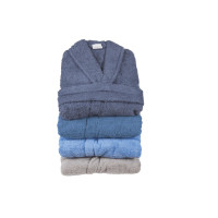 Μπουρνούζι κουκούλα ενηλίκων σχ. Fresh 450gsm 100% cotton Denim M-XL