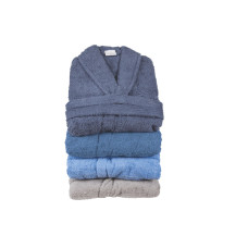 Μπουρνούζι κουκούλα ενηλίκων σχ. Fresh 450gsm 100% cotton Denim 