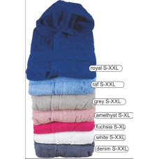 Μπουρνούζι κουκούλα ενηλίκων σχ. Fresh 450gsm 100% cotton RAF S,M,L,XL, 