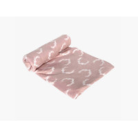 Κουβερτάκι ριχτάρι  flannel soft εμπριμέ 150x220  TNS pink