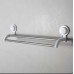 Bathlux Ράγα πετσετών διπλή με βεντουζες 53x10.5x13cm 30129 .