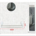 Bathlux Ράγα πετσετών διπλή με βεντουζες 53x10.5x13cm 30129 .