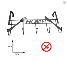 Κρεμάστρα γενικής χρήσης μαύρη σχ. Home