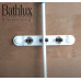 Bathlux Θήκη αποθήκευσης σκούπας  3 θέσεων με βεντούζες