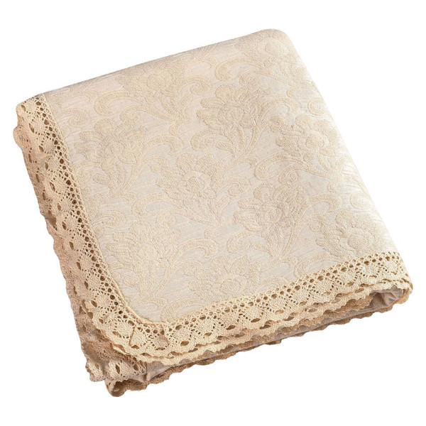 Beauty Home Κουβέρτα ζακάρ Art 1349 με δαντέλα υπέρδιπλη σε 5 χρώματα  230x250  Cardenia