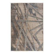 Beauty Home Πατάκι Bliss Art 9626 67x130  Μπεζ,Μόκα,Μπλε