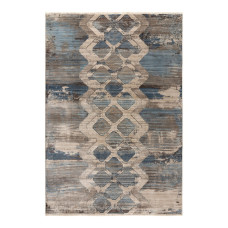 Beauty Home Πατάκι Bliss Art 9627 67x220 Μπεζ,Μόκα,Μπλε