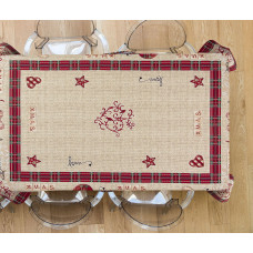 Beauty Home Τραπεζομάντηλο Art 8254 140x180 Εμπριμέ