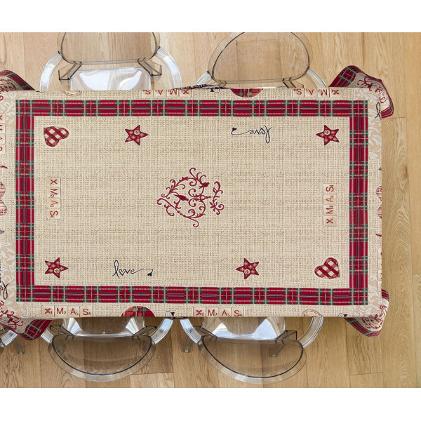 Beauty Home Τραπεζομάντηλο Art 8254 140x180 Εμπριμέ