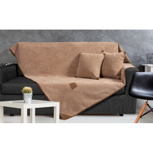 Beauty Home Μαξιλαροθήκη διακοσμητική Camel Art 8241 42x42 Μπεζ