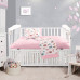 Beauty Home Σετ σεντόνια βρεφικά Art 5178 120x160 Ροζ