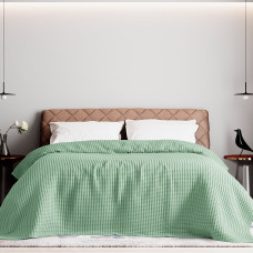 Beauty Home Πικέ μονή waffle Art 1990 Mint 170x240 Μέντα