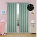 Beauty Home Κουρτίνα φωσφορίζουσα με τρέσα Art 6141 140x270 Μέντα