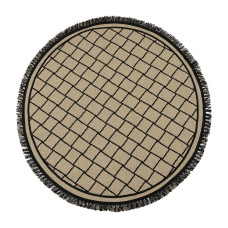 Beauty Home Ροτόντα ψάθα με κρόσια Sol Art 9756 160x160 Μπεζ