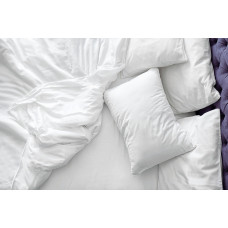 Beauty Home Μαξιλαροθήκη Ξενοδοχείου Oxford Lucid Art Ε1031 Percale CVC 80%Cot-20%Pol 52x75+5 Λευκό