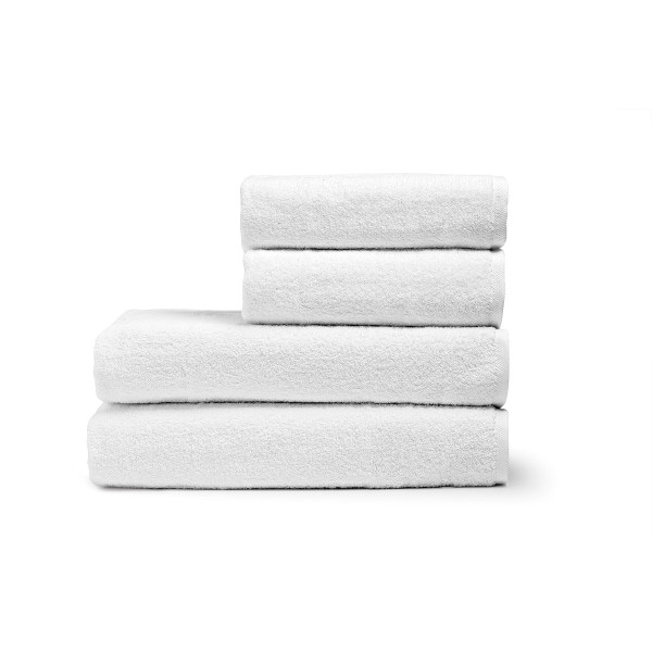 Πετσέτα Προσώπου Ξενοδοχείου Mild 450gsm 100% Cotton 50x90 Λευκό   Beauty Home
