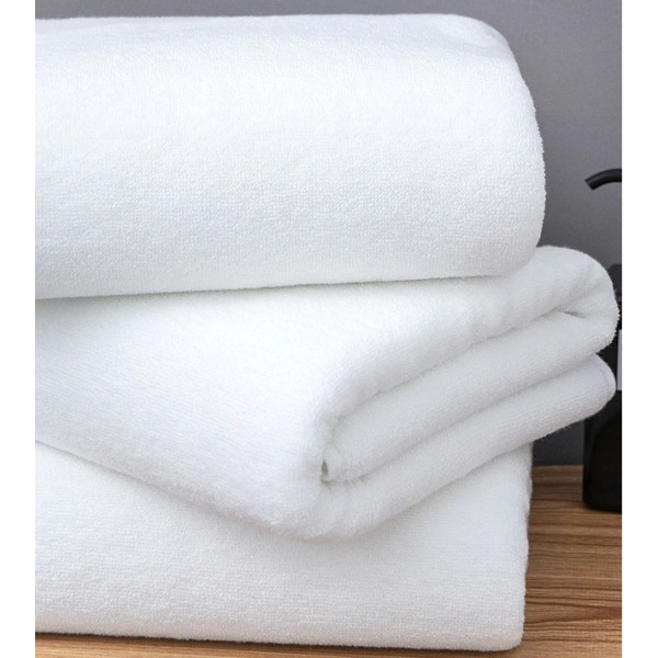 Beauty Home Πετσέτα Μπάνιου Ξενοδοχείου Crystal 600gsm Art Ε3013 100% Cotton 80x150 Λευκό