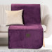 Ριχτάρι Μονοθέσιο Velvety 180x170 Art 8411 Μωβ   Beauty Home