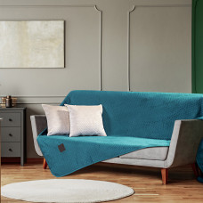 Beauty Home Ριχτάρι Διθέσιο Velvety Art 8413 180x250 Πετρόλ