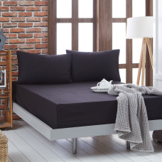 Beauty Home Ζεύγος μαξιλαροθήκες μονόχρωμες Art 1999 52x73 Μαύρο