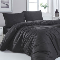 Beauty Home Παπλωματοθήκη υπέρδιπλη μονόχρωμη Art 1999 230x250 Μαύρο