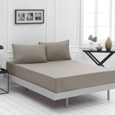 Beauty Home Σεντόνι King size μονόχρωμο Art 1999 265x270 Μπεζ