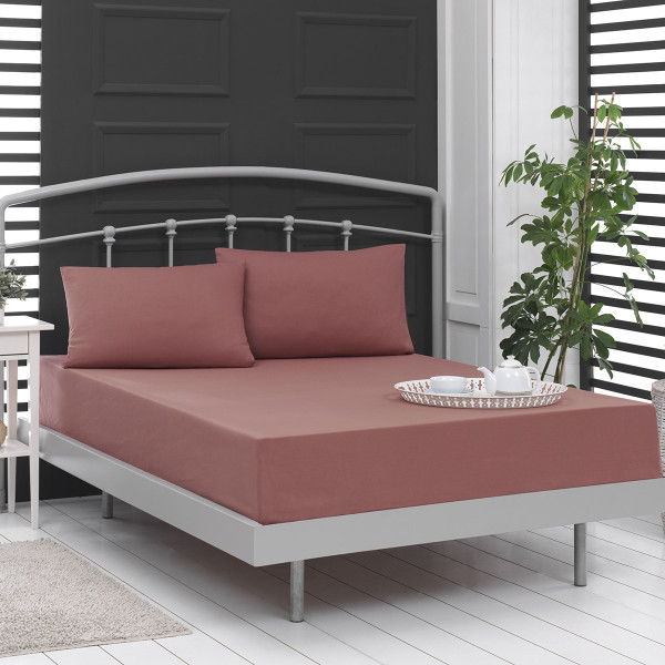 Beauty Home Σεντόνι μονό μονόχρωμο Art 1999 170x260 Σάπιο Μήλο