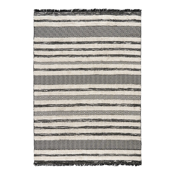 Beauty Home Χαλί βαμβακερό Morocotton 9241 Γκρι 150x220